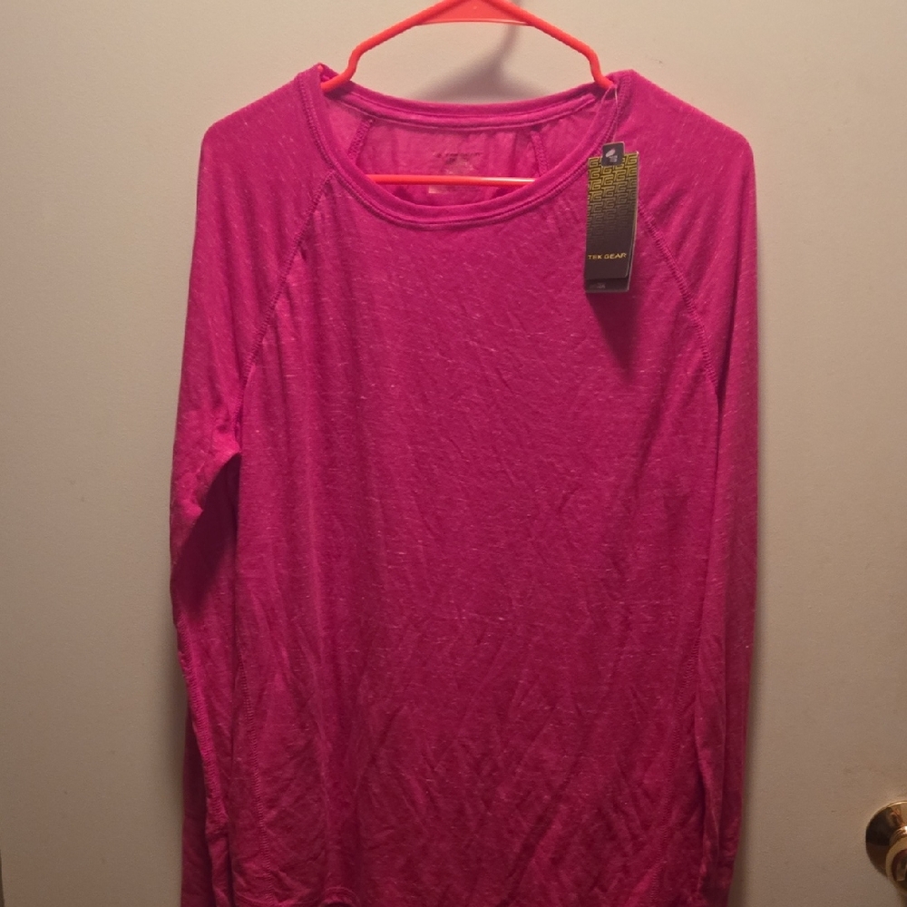 Tek Gear Fuchsia Long Sleeve Top